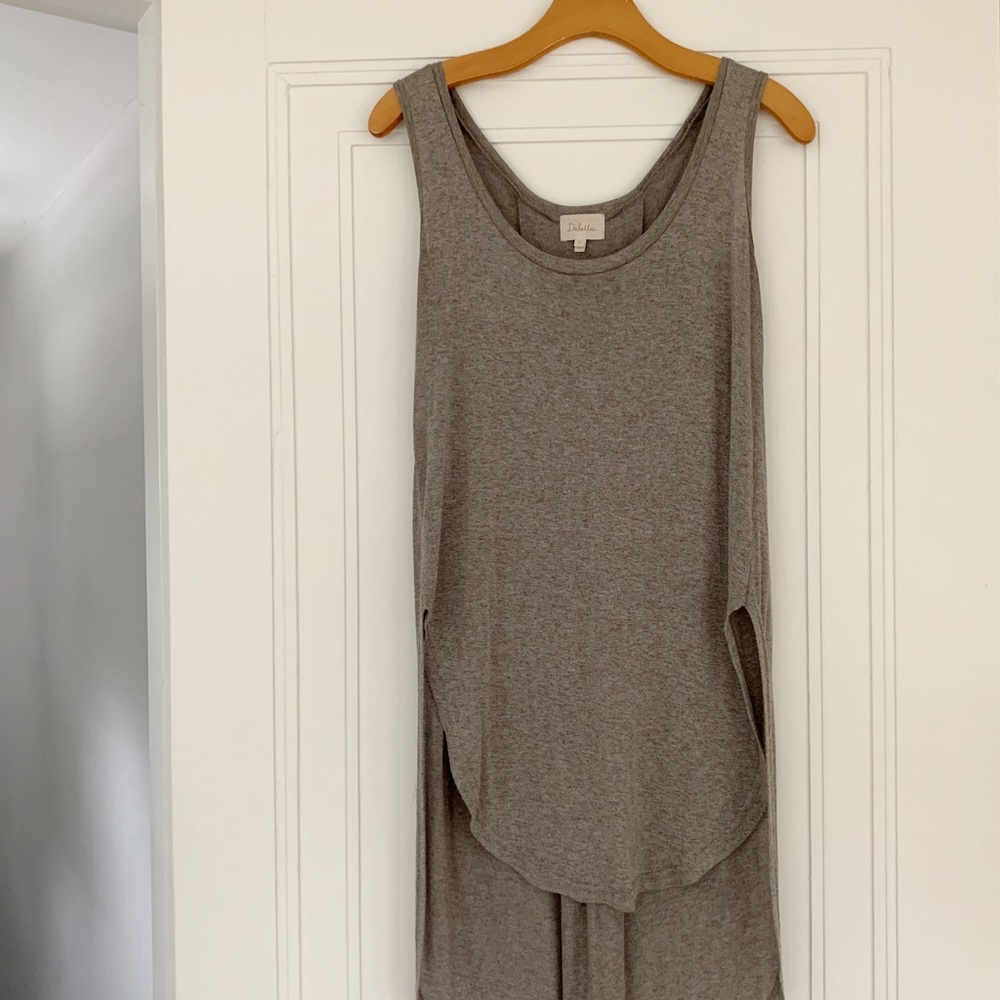 Anthropologie long tunic tank